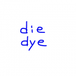 die/dye 似た単語/似ている英単語　画像