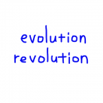 evolution/revolution 似た単語/似ている英単語　画像