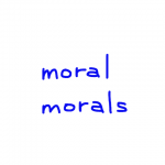 moral/morals 似た単語/似ている英単語　画像