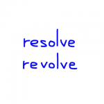 resolve/revolve 似た英単語/似ている英単語　画像