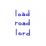 load/road/lord 似た英単語/似ている英単語　画像