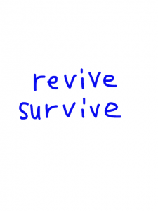 revive/survive 似た単語/似ている英単語　画像