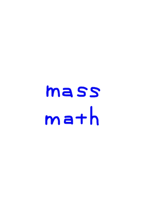 mass/math 似た単語/似ている英単語　画像