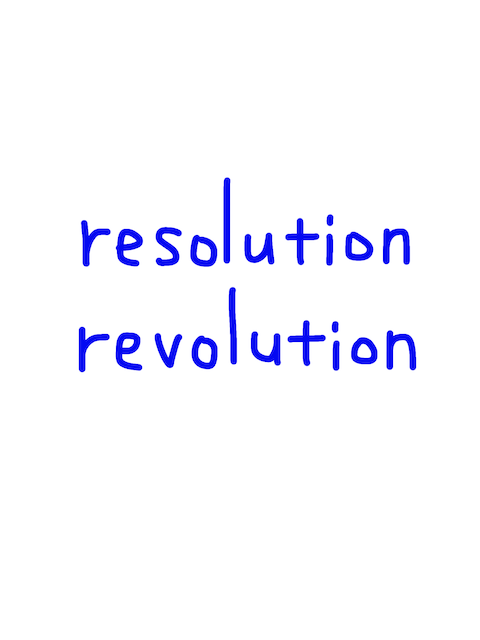 resolution/revolution 似た単語/似ている英単語　画像