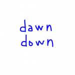 dawn/down 似た単語/似ている英単語　画像