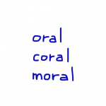 oral/coral/moral 似た単語/似ている英単語　画像