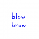 blow/brow 似た英単語/似ている英単語　画像