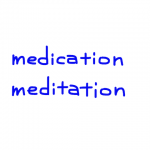 medication/meditation 似た単語/似ている英単語　画像