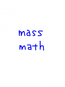 mass/math 似た単語/似ている英単語　画像