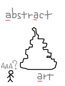 abstract/obstruct 似た英単語/似ている英単語　画像