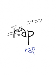 lap/rap/wrap 似た英単語/似ている英単語　画像