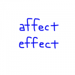 affect/effect 似た単語/似ている英単語　画像