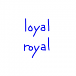 loyal/royal 似た英単語/似ている英単語　画像