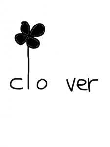 clover/crowbar　似た英単語/似ている英単語　画像