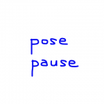 pose/pause　似た英単語/似ている英単語　画像