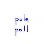 pole/poll 似た英単語/似ている英単語　画像
