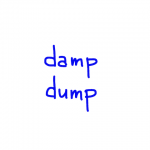 damp/dump 似た英単語/似ている英単語　画像