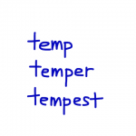 temp/temper/tempest 似た英単語/似ている英単語　画像