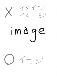 image/imagine　似た英単語/似ている英単語　画像