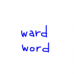 ward/word 似た英単語/似ている英単語　画像