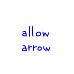 allow/arrow 似た英単語/似ている英単語　画像