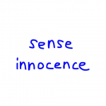 sense/innocence 似た英単語/似ている英単語　画像