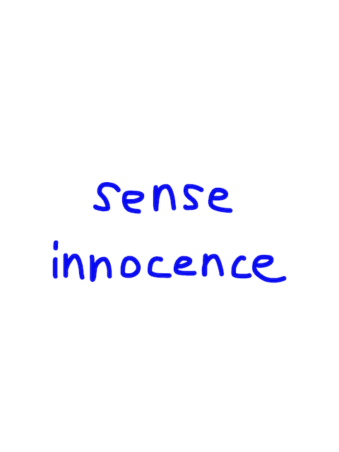 sense/innocence 似た英単語/似ている英単語　画像