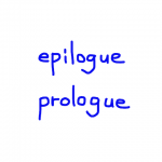 epilogue/prologue 似た英単語/似ている英単語　画像