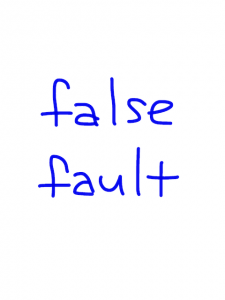 false/fault 似た英単語/似ている英単語　画像