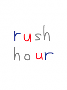 lash/lush/rash/rush　似た英単語/似ている英単語　画像