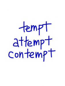 Tempt Attempt Contempt Nitatango Com