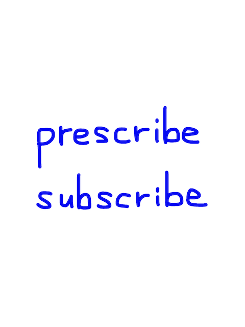 prescribe/subscribe 似た英単語/似ている英単語　画像