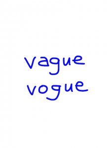 vague/vogue　似た英単語/似ている英単語　画像
