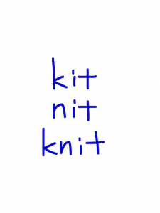 kit/nit/knit　似た英単語/似ている英単語　画像