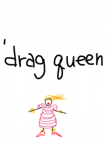 drag/drug　似た英単語/似ている英単語　画像