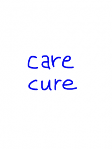 care/cure　似た英単語/似ている英単語　画像