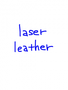 laser/leather　似た英単語/似ている英単語　画像