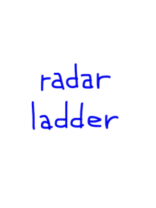 radar/ladder　似た英単語/似ている英単語　画像