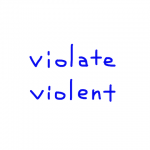 violate/violent　似た英単語/似ている英単語　画像