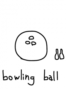 boring/bowling　似た英単語/似ている英単語　画像