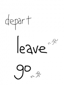 part/apart/depart　似た英単語/似ている英単語　画像
