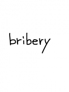 bribe/bride　似た英単語/似ている英単語　画像