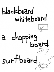 board/bored　似た英単語/似ている英単語　画像