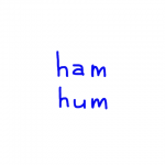 ham/hum　似た英単語/似ている英単語　画像