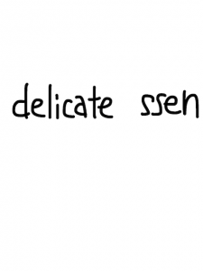 dedicate/delicate　似た英単語/似ている英単語　画像
