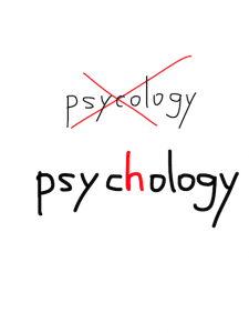 psychology/archaeology/meteorology　似た英単語/似ている英単語　画像