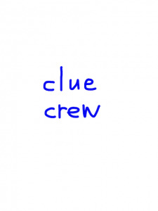 clue/crew　似た英単語/似ている英単語　画像