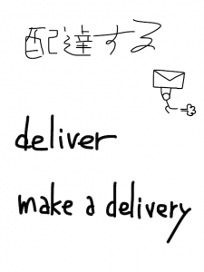 delivery/deliberately　似た英単語/似ている英単語　画像