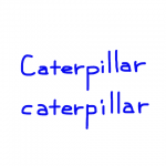 Caterpillar/caterpillar　似た英単語/似ている英単語　画像