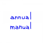 annual/manual　似た英単語/似ている英単語　画像